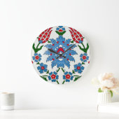 iznik-Keramiken Große Wanduhr (Zuhause)