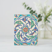 iznik Keramiken Postkarte (Stehend Vorderseite)