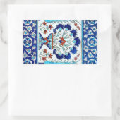 Iznik-Keramiken Rechteckiger Aufkleber (Tasche)