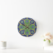 iznik-Keramiken Runde Wanduhr (Zuhause)