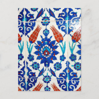 Iznik Oriental Tile Design Postkarte