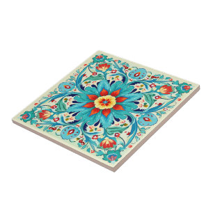 Iznik pastel Azure Harmony Fliese