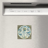 Iznik-Schale mit einem Pfau unter fl Magnet (In Situ (Geschirrspüler))
