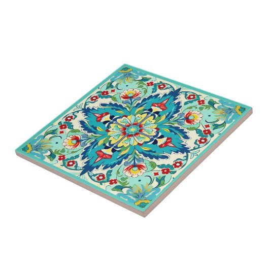 Iznik Sultans Gelassenheit Fliese (Seite)