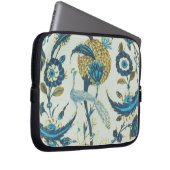 Iznik Teller, der mit einem Pfau gemalt wurde, Laptopschutzhülle (Vorne Rechts)