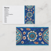 iznik tile Business Card Visitenkarte (Vorne/Hinten)