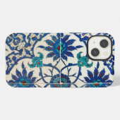 Iznik Tiles Blue iPhone Hülle (Rückseite (Horizontal))