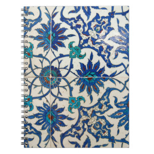 Iznik Tiles Blue Notizblock