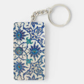 Iznik Tiles Blue Schlüsselanhänger (Rückseite)