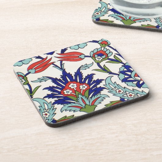 Iznik tiles Cork Untersetzer (Linke Seite)