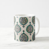 Iznik Tiles Green Kaffeetasse (VorderseiteRechts)