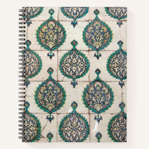 Iznik Tiles Green Notizblock