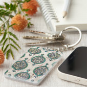 Iznik Tiles Green Schlüsselanhänger (Vorderseite rechts)