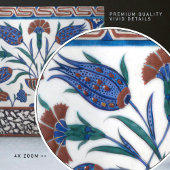 Iznik Topkapi Palace Red Green Blue Fliese