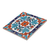 Iznik Türkische Blume Orange Red Blue White Floral Fliese (Seite)