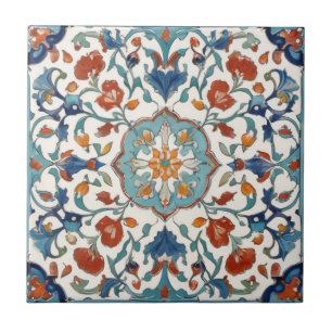 Iznik Türkisches Florales Antikes Stil Fliese