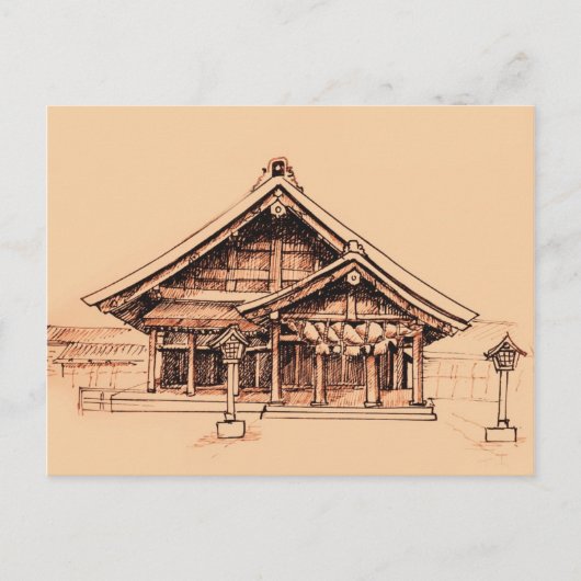 Izumo-Taisha Postkarte (Vorderseite)