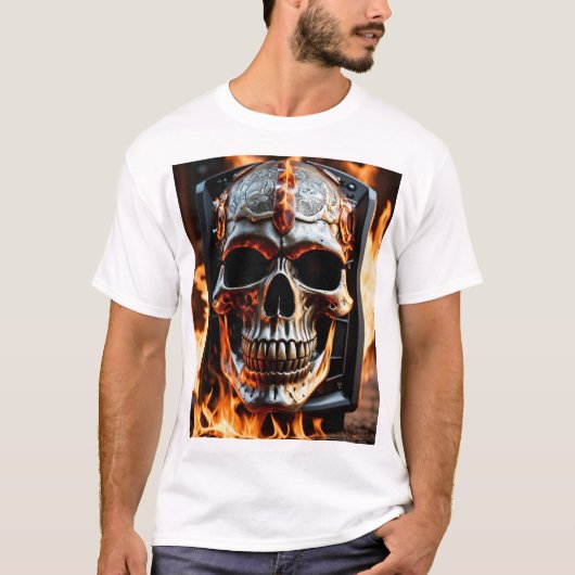 IZVARA SKULL TSHIRT (Vorderseite)