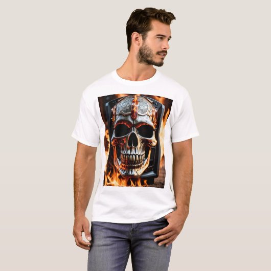 IZVARA SKULL TSHIRT (Vorne ganz)
