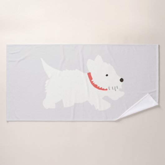 Izzie Der Westie Badhandtuch Set (Badehandtuch)
