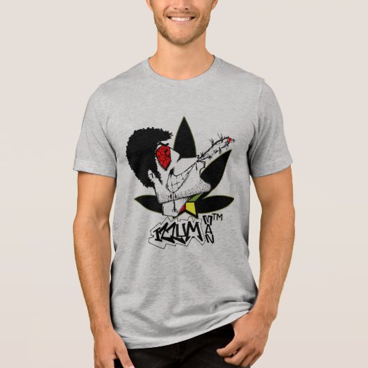 Izzumman Mens AtReifen Tri-Blend Shirt (Vorderseite)