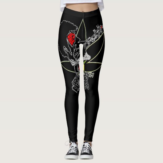 Izzumman Womens Apparel Leggings Black (Vorderseite)