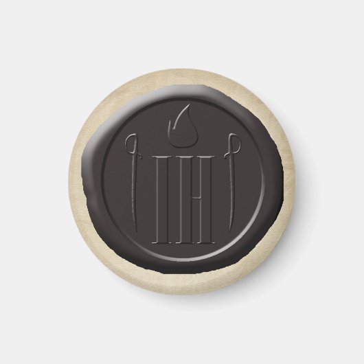 Izzy Hands OFMD Pirate Wax Siegel Magnet (Vorne)