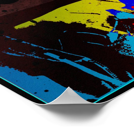 IZZY THE ARTIST - Paint your own Life Poster (LRG) (Ecke)