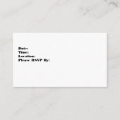 j0182703, Nur für Spaß machen Brunch Begleitkarte (Rückseite)