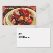 j0182703, Nur für Spaß machen Brunch Begleitkarte (Vorne/Hinten)