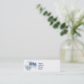 j0254444, NameAddressPhoneEmail Mini Visitenkarte (Stehend Vorderseite)