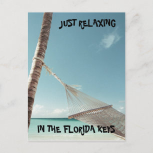 j0423125, EINFACH ENTSPANNEN, IN DEN FLORIDA-TASTE Postkarte