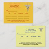 j0439599, ___________________ _______… terminkarte (Vorne/Hinten)