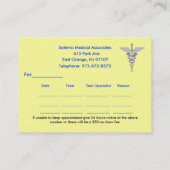 j0439599, ___________________ _______… terminkarte (Rückseite)