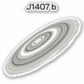J1407 b (1SWASP J140747.93-394542.6 b) Aufkleber (Vorderseite)