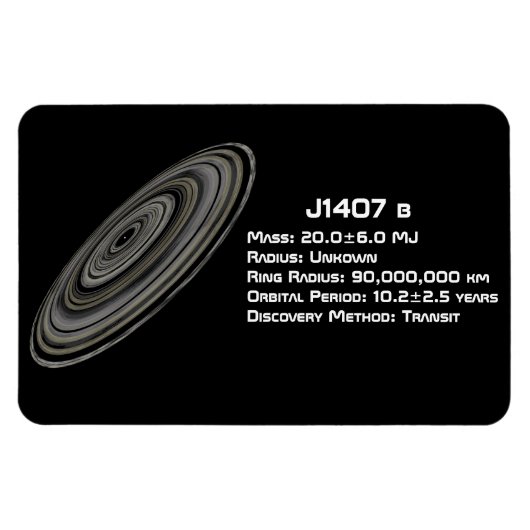 J1407 b (1SWASP J140747.93-394542.6 b) Magnet (Horizontal)