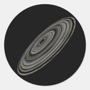 J1407 b (1SWASP J140747.93-394542.6 b) Runder Aufkleber