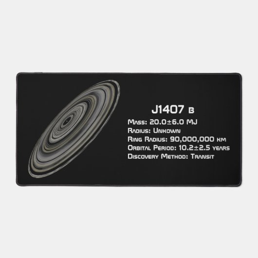 J1407 b (1SWASP J140747.93-394542.6 b) Schreibtischunterlage (Vorderseite)