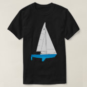 J24 Sailboat Classic TShirt (Design vorne)