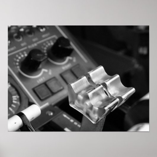 J41 Levers B&W Poster (Vorne)