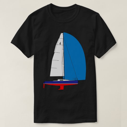 J88 Sailboat T-Shirt (Design vorne)