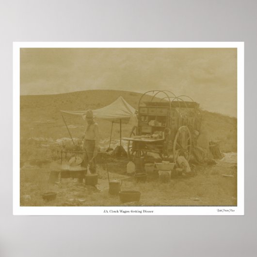 "J.A. Chuck Wagon, Get Dinner" Poster (Vorne)