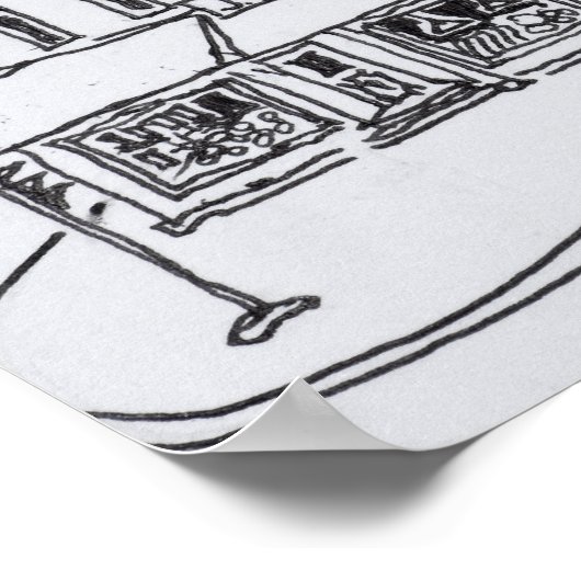 J.A. Moisan Grocery Store | Kanada Poster (Ecke)