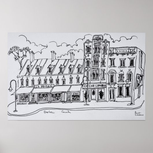 J.A. Moisan Grocery Store | Kanada Poster (Vorne)