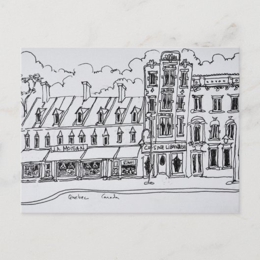 J.A. Moisan Grocery Store | Kanada Postkarte (Vorderseite)