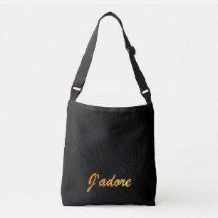 J. adore Leinwand Messenger Tasche