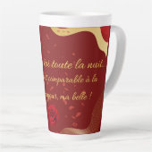  J’ai rêvé de toi toute la nuit Milchtasse (Rechte Ecke)