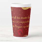  J’ai rêvé de toi toute la nuit Milchtasse (Vorderseite)