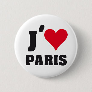 J´AIME PARIS BUTTON