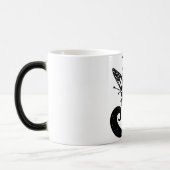 J Alphabet black butterfly Verwandlungstasse (Links)